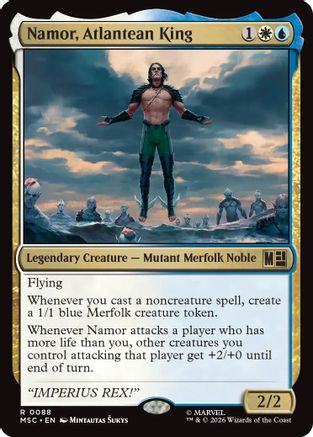 Namor, Atlantean King  [Commander: Marvel Super Heroes]