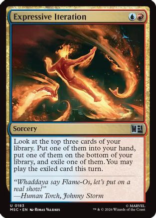 Expressive Iteration  [Commander: Marvel Super Heroes]