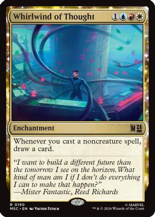 Whirlwind of Thought (Surge Foil)  [Commander: Marvel Super Heroes] Foil