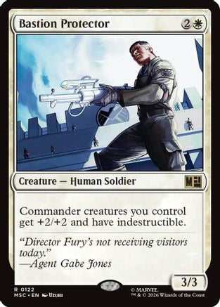 Bastion Protector (Surge Foil)  [Commander: Marvel Super Heroes] Foil