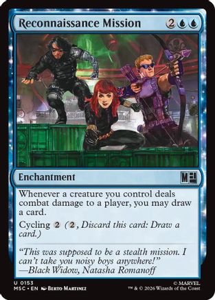 Reconnaissance Mission (Surge Foil)  [Commander: Marvel Super Heroes] Foil
