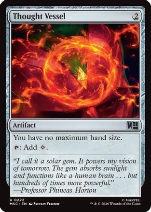Thought Vessel (Surge Foil)  [Commander: Marvel Super Heroes] Foil