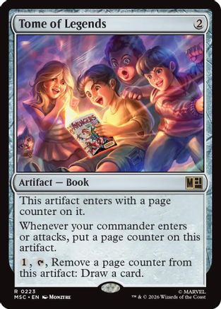 Tome of Legends (Surge Foil)  [Commander: Marvel Super Heroes] Foil