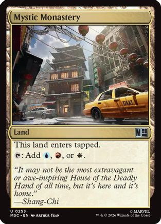 Mystic Monastery (Surge Foil)  [Commander: Marvel Super Heroes] Foil