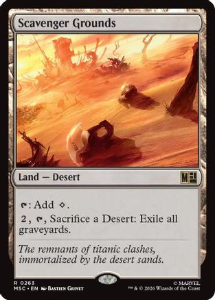 Scavenger Grounds (Surge Foil)  [Commander: Marvel Super Heroes] Foil