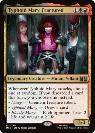 Typhoid Mary, Fractured  [Commander: Marvel Super Heroes]