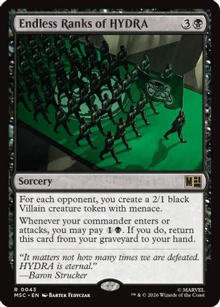 Endless Ranks of HYDRA  [Commander: Marvel Super Heroes]