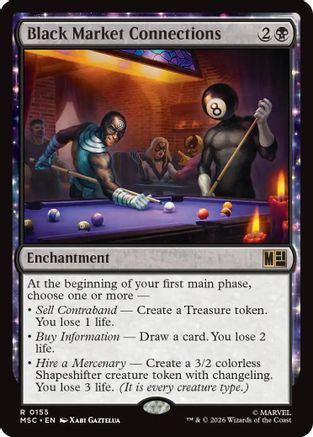 Black Market Connections (Surge Foil)  [Commander: Marvel Super Heroes] Foil