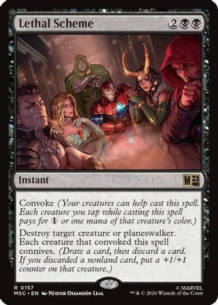 Lethal Scheme (Surge Foil)  [Commander: Marvel Super Heroes] Foil