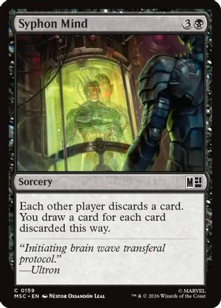 Syphon Mind (Surge Foil)  [Commander: Marvel Super Heroes] Foil
