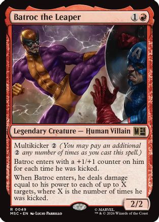 Batroc the Leaper (Surge Foil)  [Commander: Marvel Super Heroes] Foil