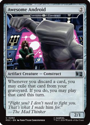 Awesome Android - Containment Construct (Surge Foil)  [Commander: Marvel Super Heroes] Foil