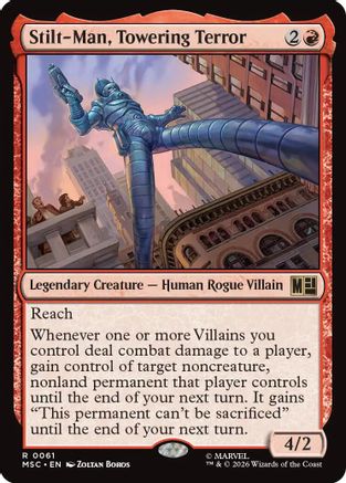 Stilt-Man, Towering Terror (Surge Foil)  [Commander: Marvel Super Heroes] Foil
