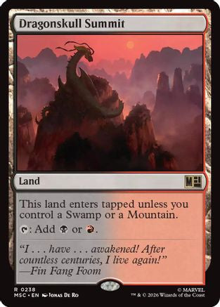 Dragonskull Summit (Surge Foil)  [Commander: Marvel Super Heroes] Foil