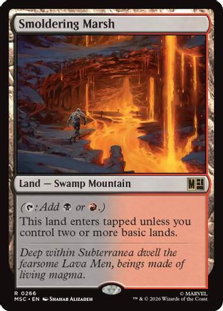 Smoldering Marsh  [Commander: Marvel Super Heroes]