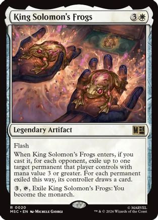 King Solomon's Frogs  [Commander: Marvel Super Heroes]