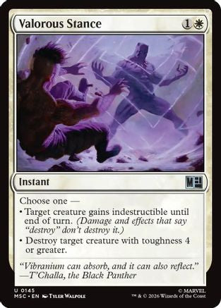 Valorous Stance  [Commander: Marvel Super Heroes]