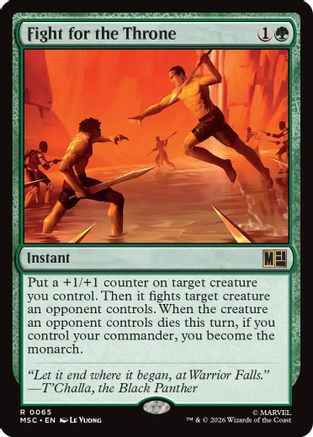 Fight for the Throne  [Commander: Marvel Super Heroes]