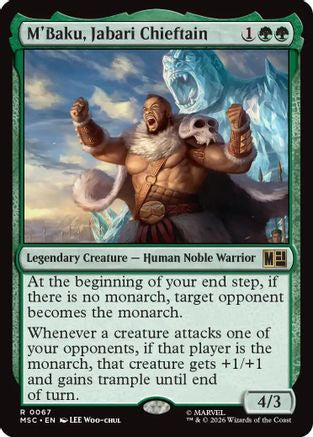 M'Baku, Jabari Chieftain  [Commander: Marvel Super Heroes]