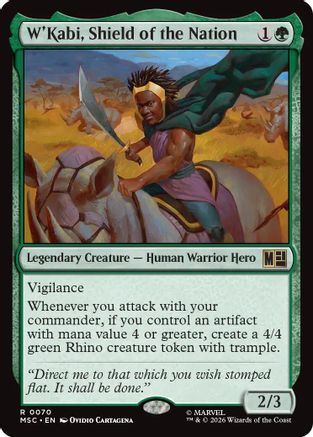 W'Kabi, Shield of the Nation  [Commander: Marvel Super Heroes]