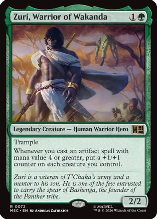 Zuri, Warrior of Wakanda  [Commander: Marvel Super Heroes]