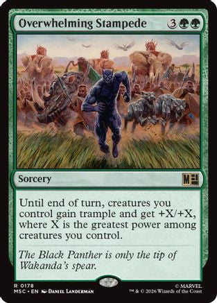 Overwhelming Stampede  [Commander: Marvel Super Heroes]