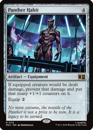 Panther Habit  [Commander: Marvel Super Heroes]