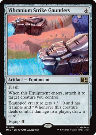 Vibranium Strike Gauntlets  [Commander: Marvel Super Heroes]