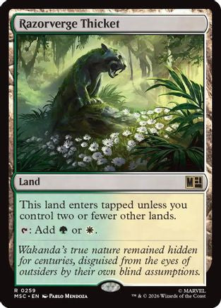 Razorverge Thicket  [Commander: Marvel Super Heroes]