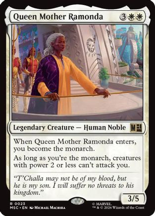 Queen Mother Ramonda (Surge Foil)  [Commander: Marvel Super Heroes] Foil
