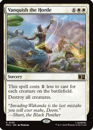 Vanquish the Horde (Surge Foil)  [Commander: Marvel Super Heroes] Foil