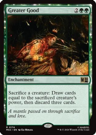 Greater Good (Surge Foil)  [Commander: Marvel Super Heroes] Foil