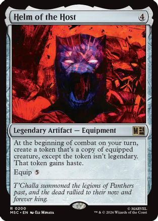 Helm of the Host (Surge Foil)  [Commander: Marvel Super Heroes] Foil