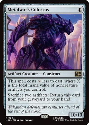 Metalwork Colossus (Surge Foil)  [Commander: Marvel Super Heroes] Foil
