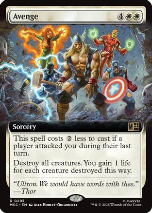 Avenge (Extended Art)  [Commander: Marvel Super Heroes]