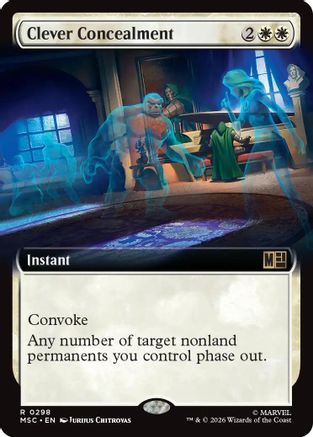 Clever Concealment (Extended Art)  [Commander: Marvel Super Heroes] Foil