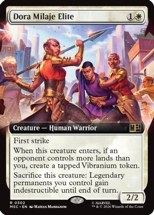 Dora Milaje Elite (Extended Art)  [Commander: Marvel Super Heroes]
