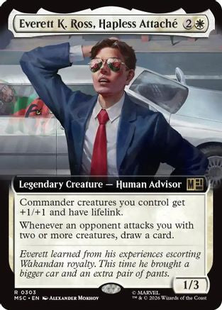 Everett K. Ross, Hapless Attache (Extended Art)  [Commander: Marvel Super Heroes] Foil