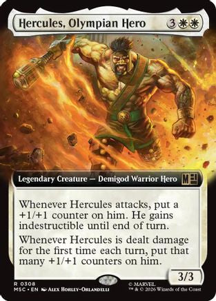 Hercules, Olympian Hero (Extended Art)  [Commander: Marvel Super Heroes]