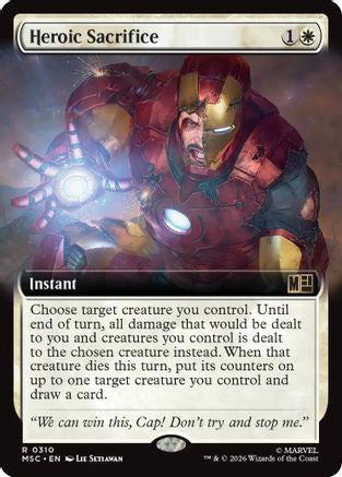 Heroic Sacrifice (Extended Art)  [Commander: Marvel Super Heroes]