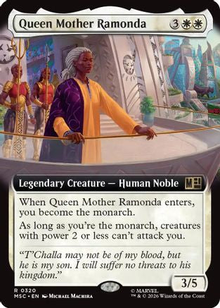 Queen Mother Ramonda (Extended Art)  [Commander: Marvel Super Heroes]