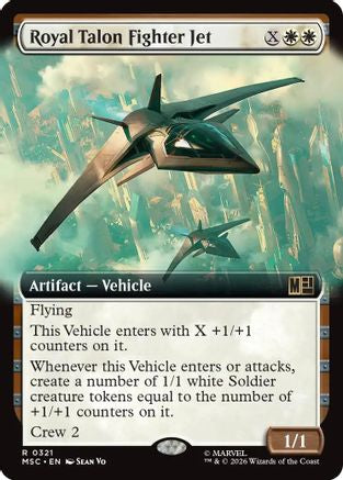 Royal Talon Fighter Jet (Extended Art)  [Commander: Marvel Super Heroes]