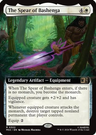 The Spear of Bashenga (Extended Art)  [Commander: Marvel Super Heroes]