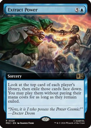 Extract Power (Extended Art)  [Commander: Marvel Super Heroes] Foil