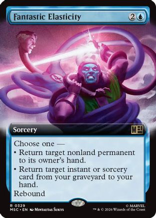 Fantastic Elasticity (Extended Art)  [Commander: Marvel Super Heroes] Foil