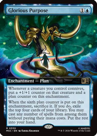 Glorious Purpose (Extended Art)  [Commander: Marvel Super Heroes]
