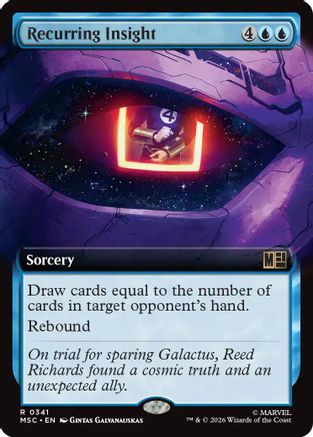 Recurring Insight (Extended Art)  [Commander: Marvel Super Heroes]