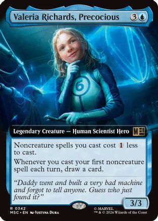 Valeria Richards, Precocious (Extended Art)  [Commander: Marvel Super Heroes]