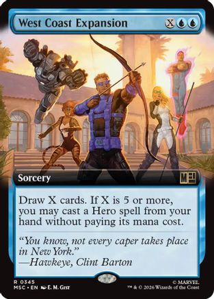 West Coast Expansion (Extended Art)  [Commander: Marvel Super Heroes]