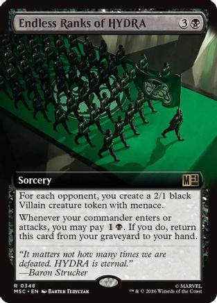 Endless Ranks of HYDRA (Extended Art)  [Commander: Marvel Super Heroes]